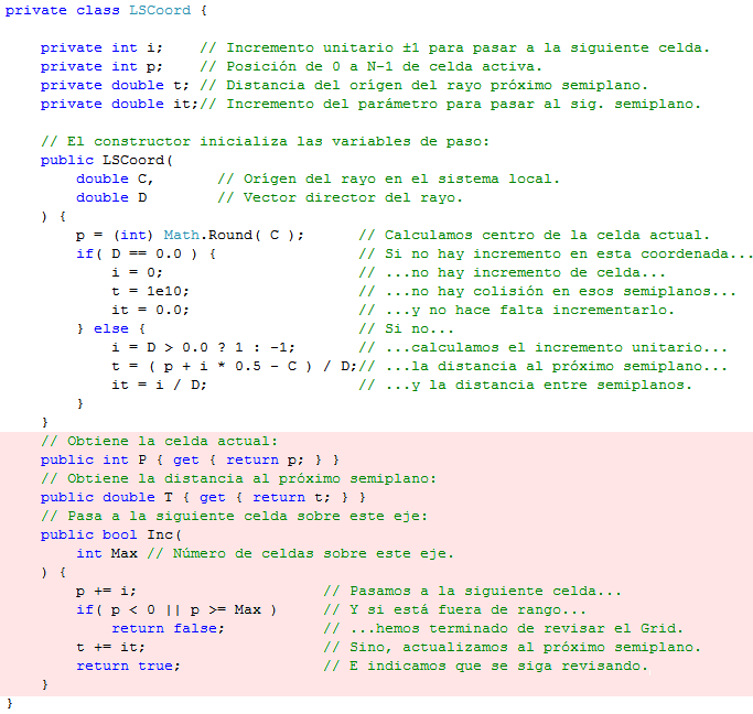 Cálculo del paso en cada eje
