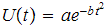 Ecuación de energía exponencial.
