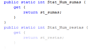 Miembros para publicar las estadísticas.