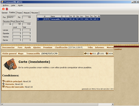 Programa 1, listar tropas 5