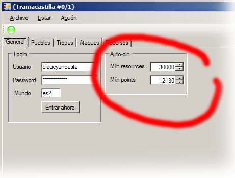 Programa 1, configuración timbrado de monedas